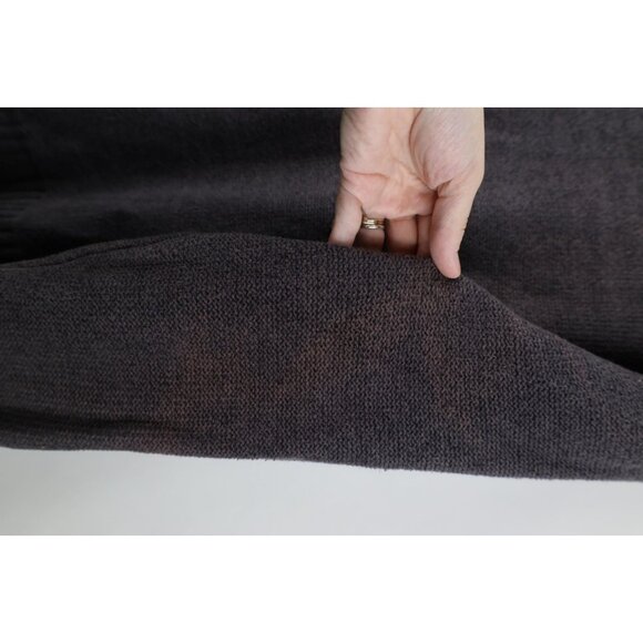 Buckle BKE Mens 2XL Thrashed Chunky Fisherman Cable Knit Henley Sweater Gray - Picture 14 of 16